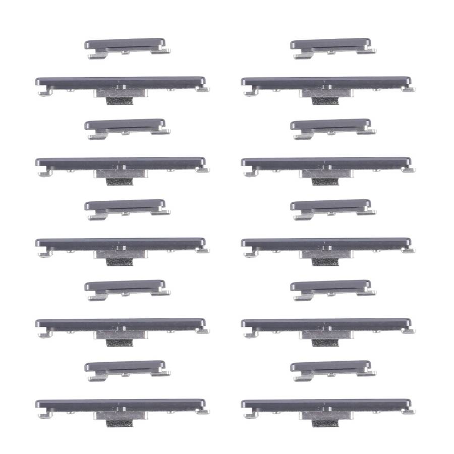 For Huawei Mate 50 Pro 10pairs Original Power Button and Volume Control Button (Black)