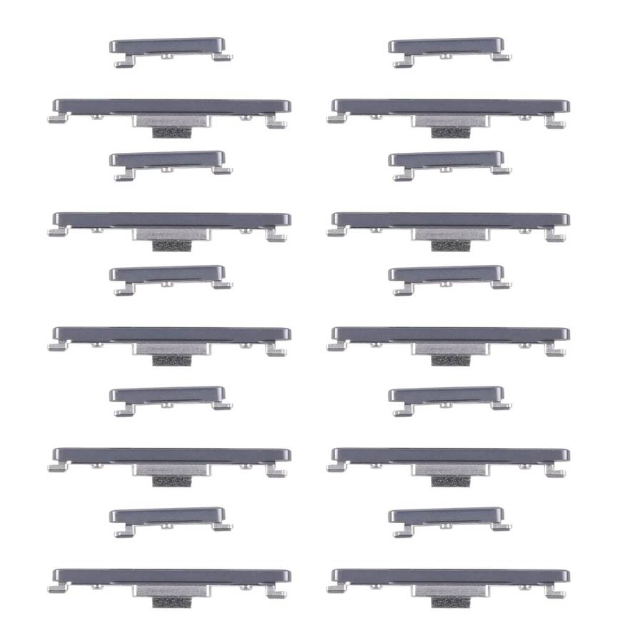 For Huawei P50 Pro 10pairs Original Power Button and Volume Control Button (Black)