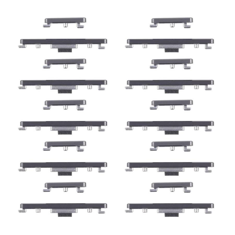 For Huawei P60 Pro 10pairs Original Power Button and Volume Control Button (Black)