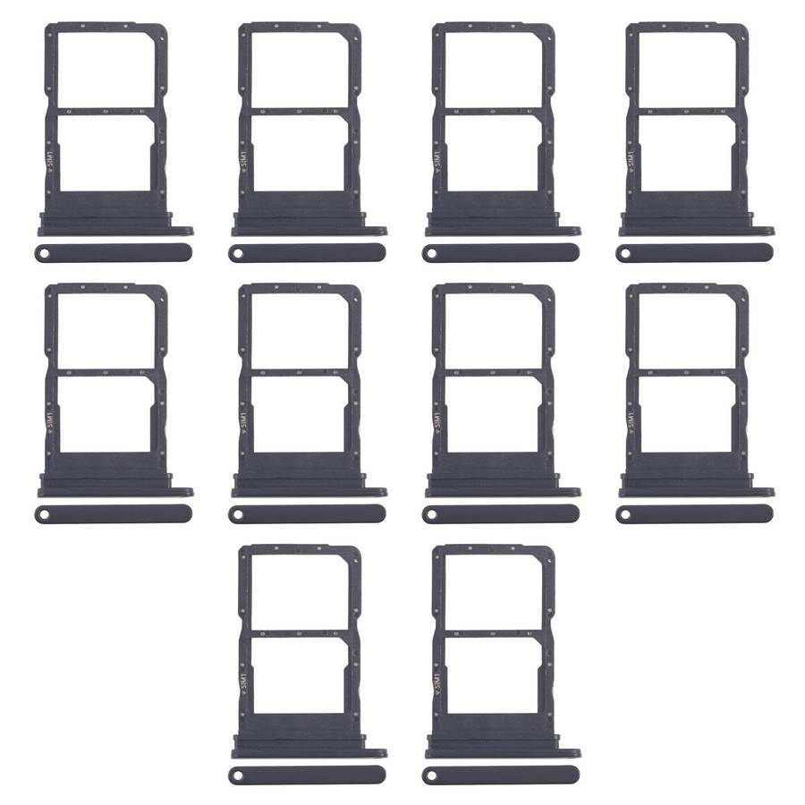 For Huawei Enjoy 60 Pro 10pcs Original SIM Card Tray + SIM Card Tray (Black)