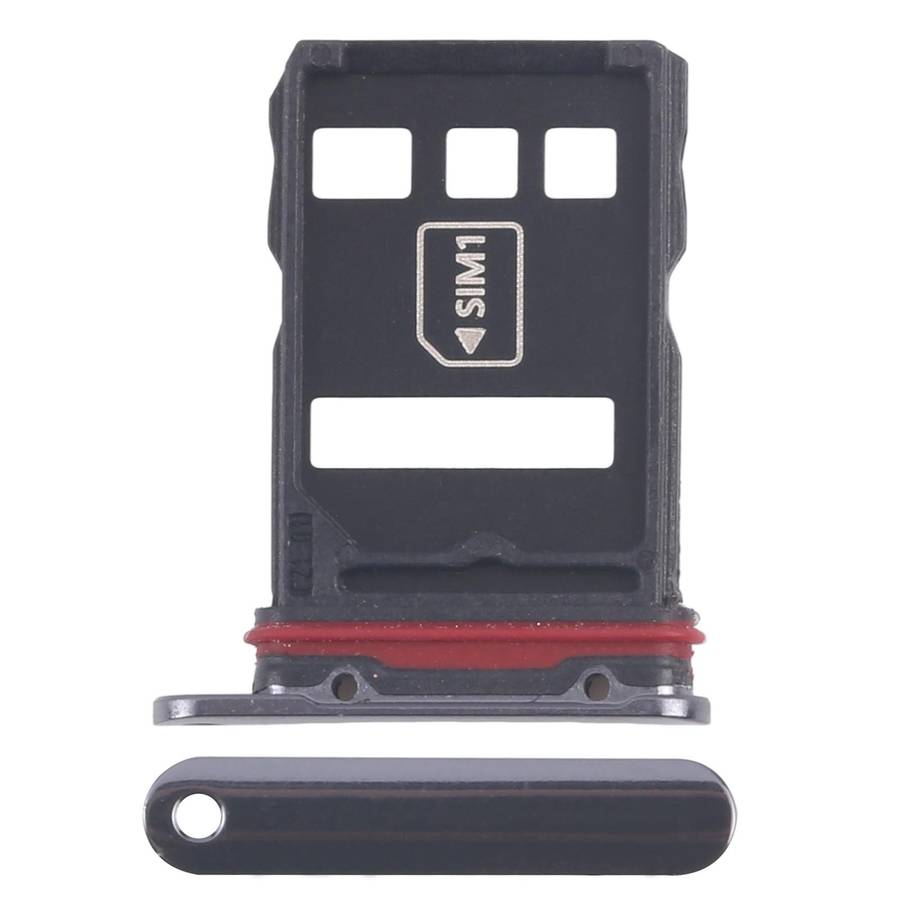 For Huawei Mate 40 Pro Original SIM Card Tray + NM Card Tray (Black)
