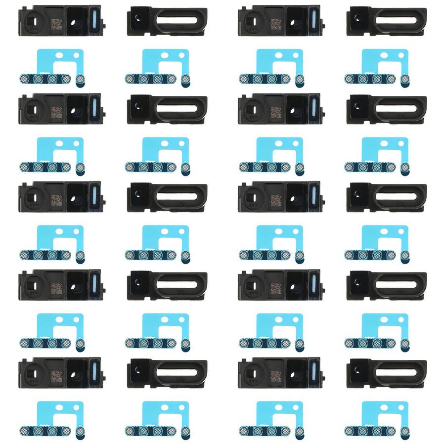 For iPhone 17 Pro 10sets Speaker Ringer Buzzer Dustproof Mesh (Blue)