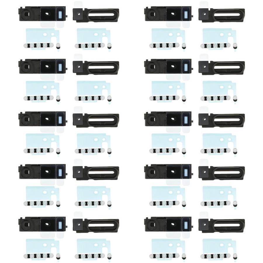 For iPhone 17 Pro Max 10sets Speaker Ringer Buzzer Dustproof Mesh (Blue)