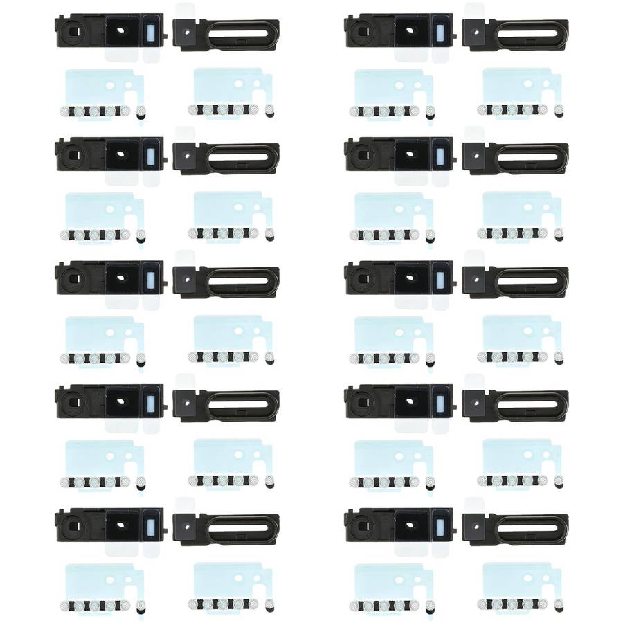 For iPhone 17 Pro Max 10sets Speaker Ringer Buzzer Dustproof Mesh (Blue)