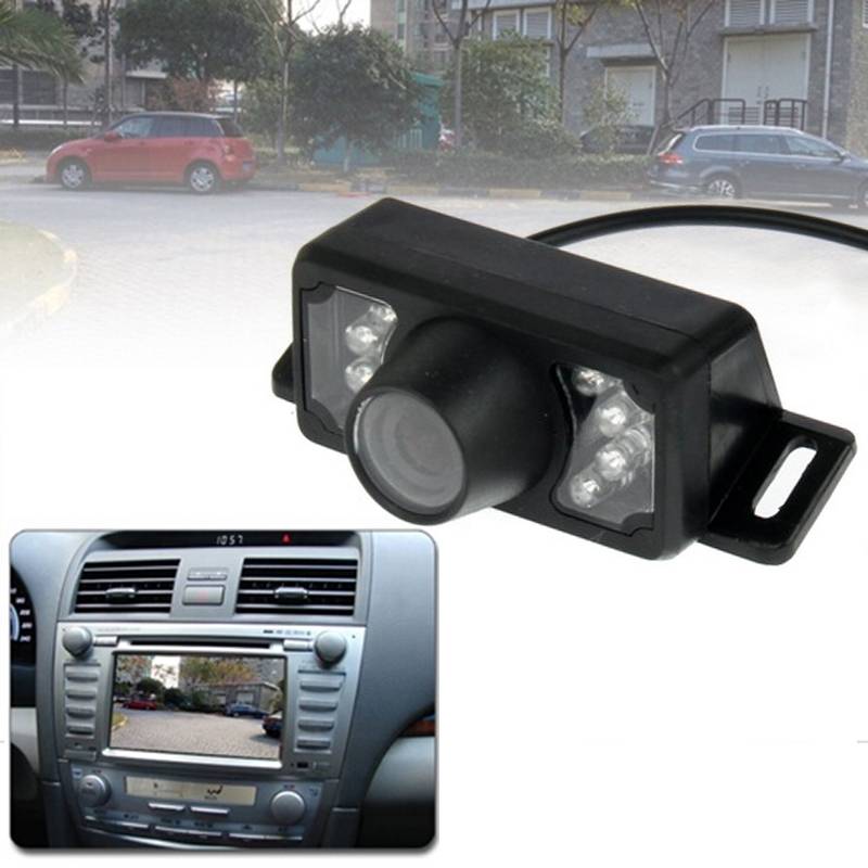 7 LED IR Infrared Waterproof Night Vision Wireless Short Lens DVD Rear View With Scaleplate , Suppor