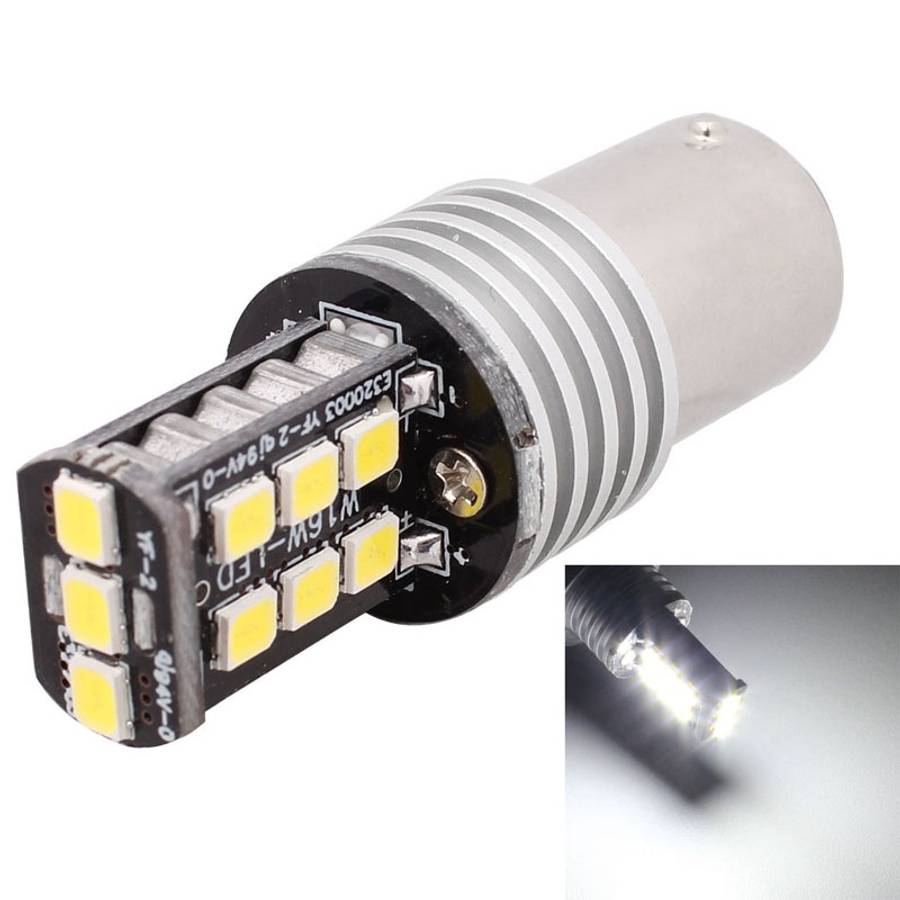 2 PCS 1156 3W LED 300LM SMD 2835 Car Rear Turn light / Backup Light for Vehicles, DC 12V(White Light