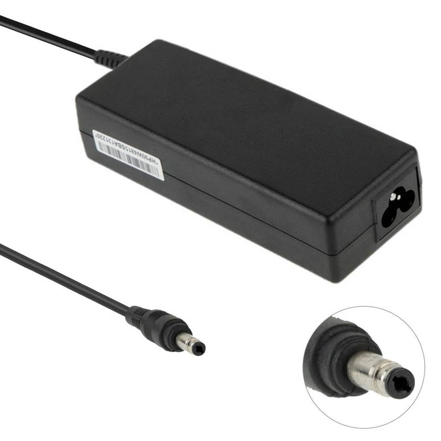 AC 19V 4.74A Power Adapter for HP Laptop, Output Tips: 7.4mm x 5.0mm(Black)