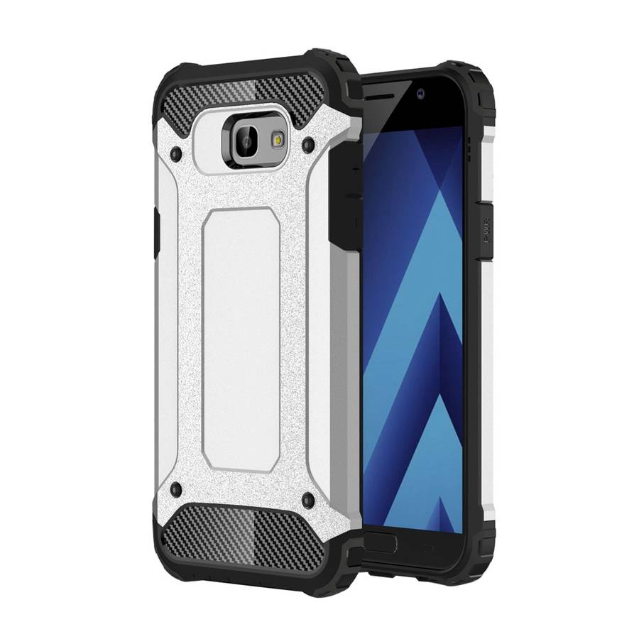 For Galaxy A5 (2017) / A520 Tough Armor TPU + PC Phone Case(Dark Blue)