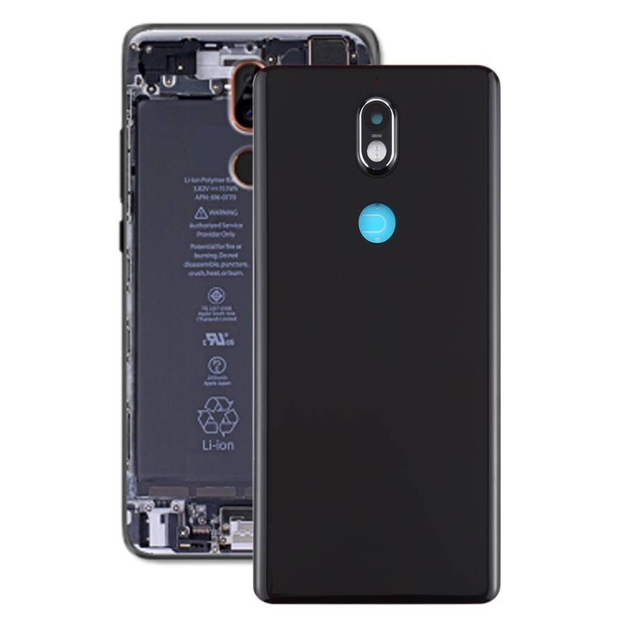 Battery Back Cover with Camera Lens for Nokia 7 TA-1041(Black)