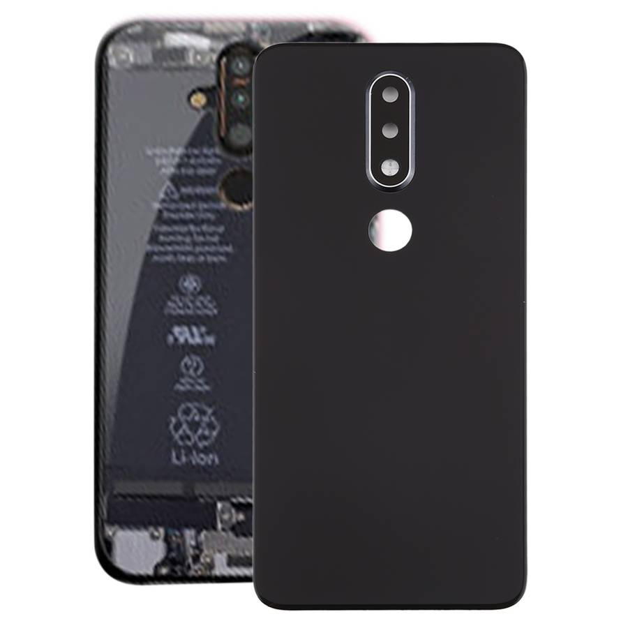 Battery Back Cover with Camera Lens for Nokia X6 (2018) / 6.1 Plus TA-1099 TA-1103(White)