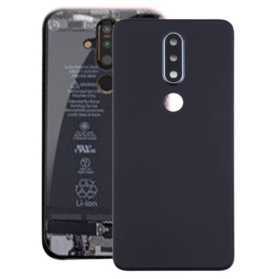 Battery Back Cover with Camera Lens for Nokia X6 (2018) / 6.1 Plus TA-1099 TA-1103(White)