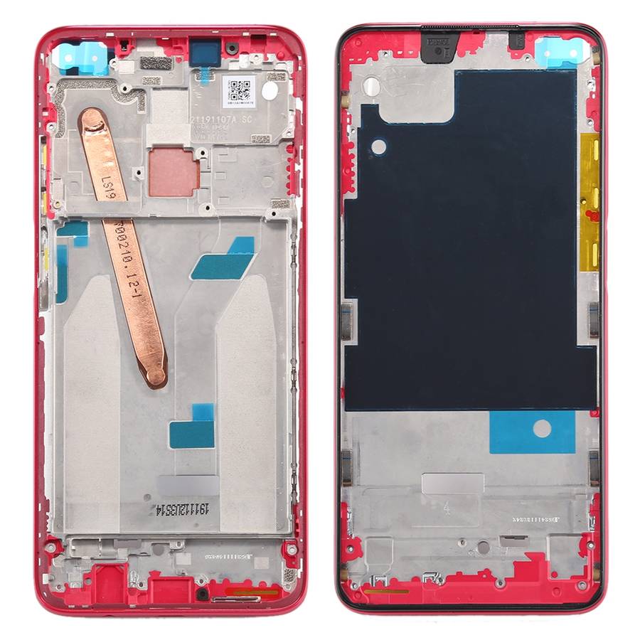 Front Housing LCD Frame Bezel Plate for Xiaomi Redmi K30 5G (Blue)