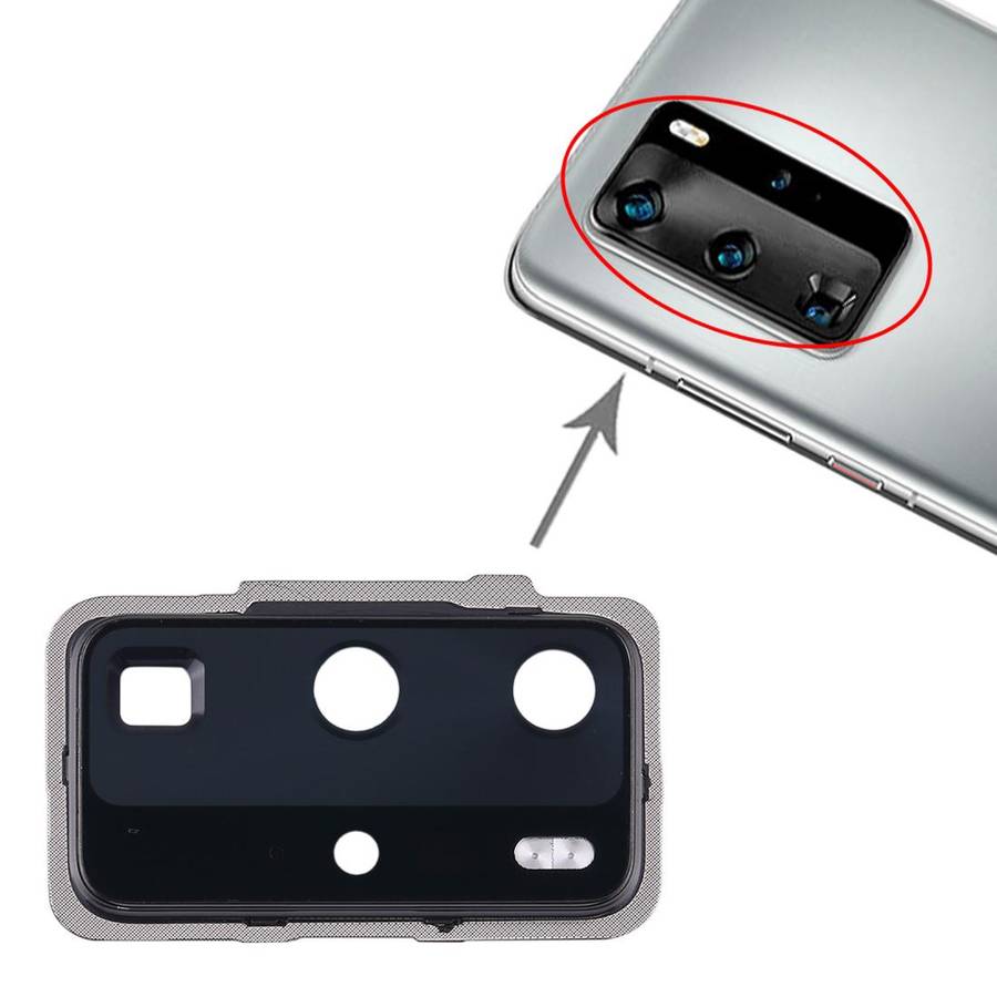 For Huawei P40 Pro Original Camera Lens Cover (Black)