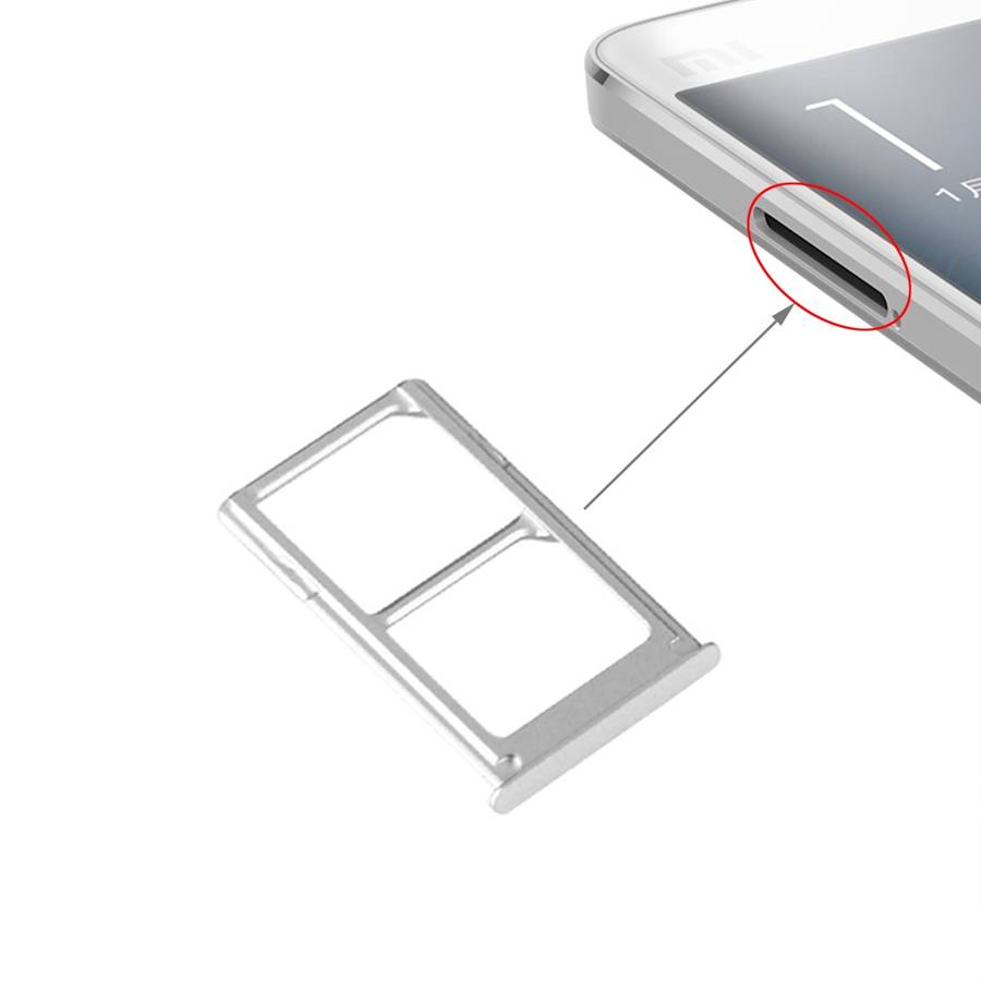 SIM Card Tray for Xiaomi Mi 5(Black)