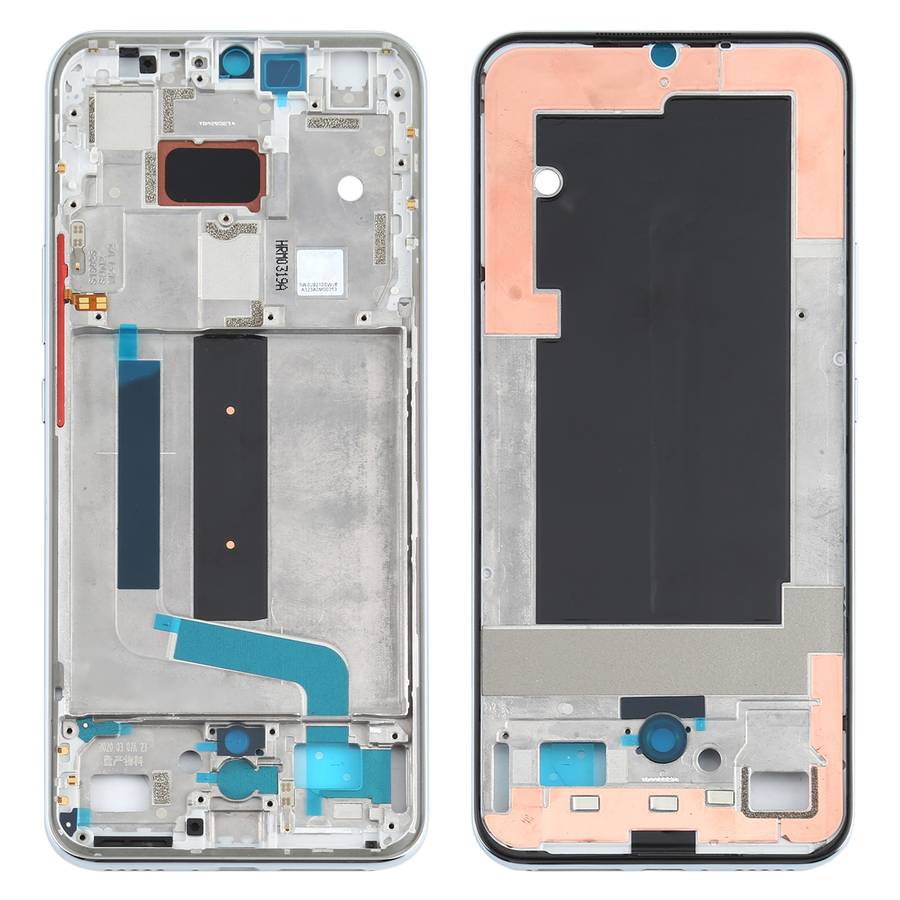Original Middle Frame Bezel Plate for Xiaomi Mi 10 Lite 5G / Mi 10 Youth 5G M2002J9G(Blue)