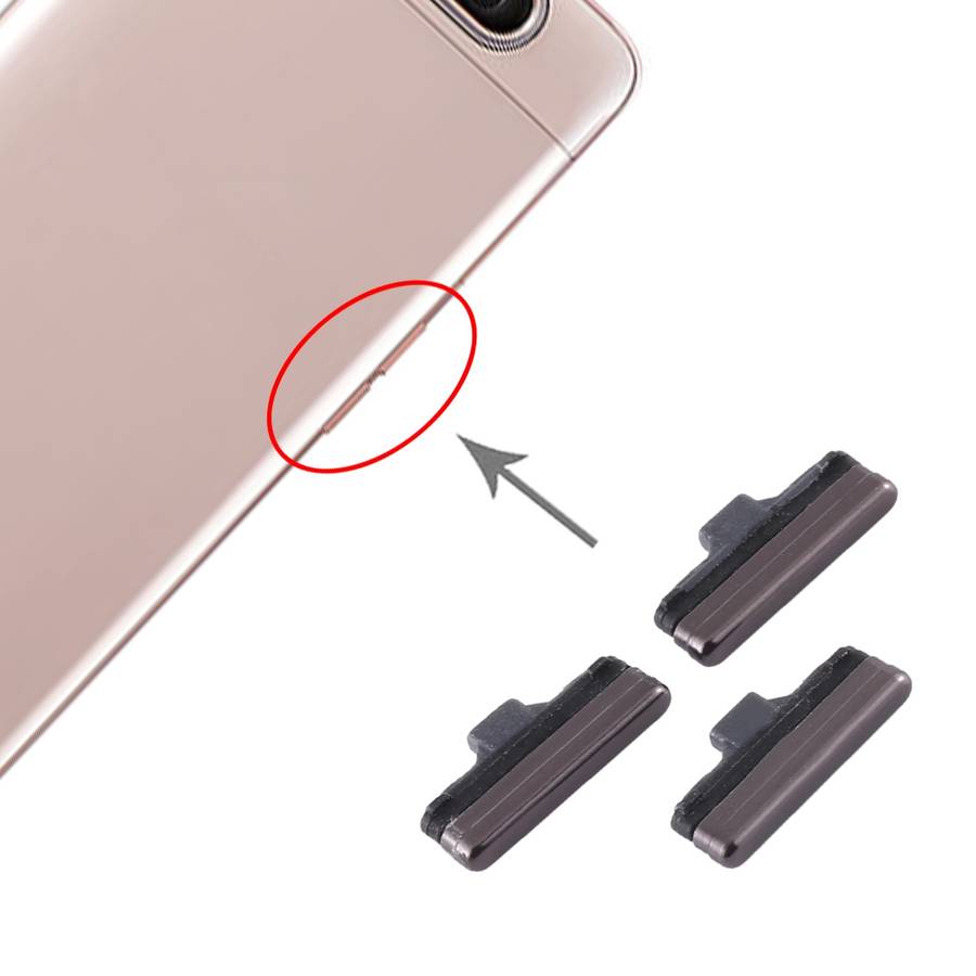For Samsung Galaxy A80 Power Button and Volume Control Button(Black)