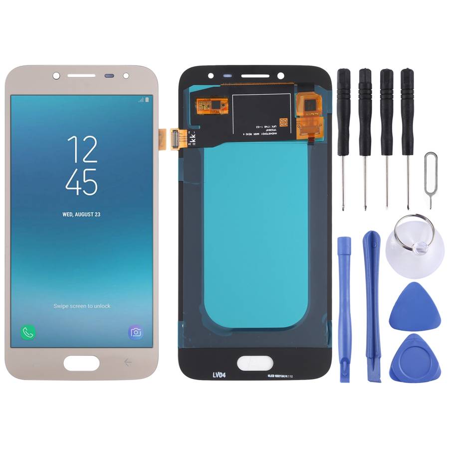 OLED Material LCD Screen and Digitizer Full Assembly for Samsung Galaxy J2 Pro 2018 SM-J250(Black)