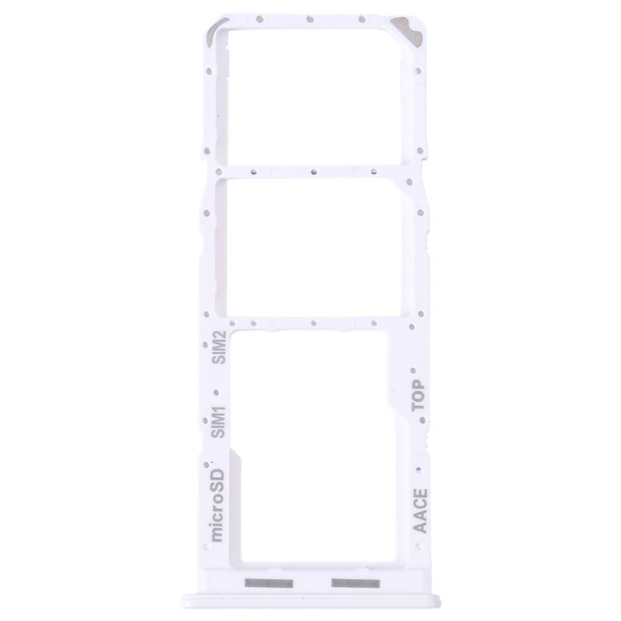 For Samsung Galaxy A13 SM-A135 Original SIM Card Tray + SIM Card Tray + Micro SD Card Tray (Black)