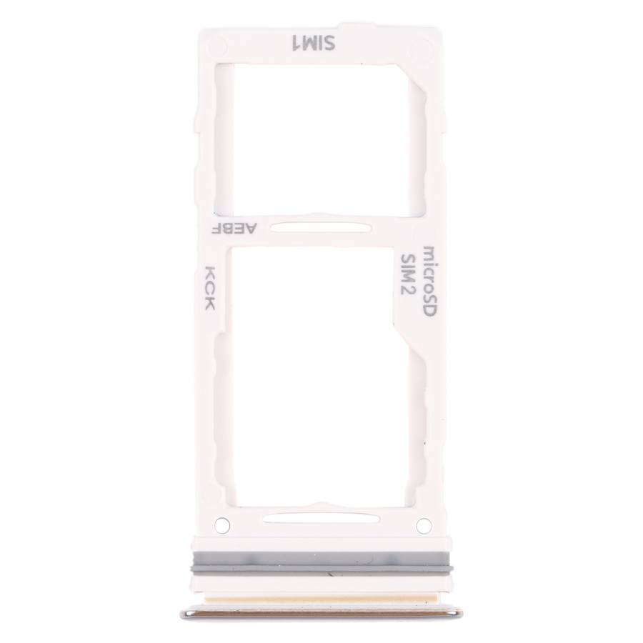 For Samsung Galaxy A72 SM-A725 SIM Card Tray + SIM Card Tray / Micro SD Card Tray (Black)