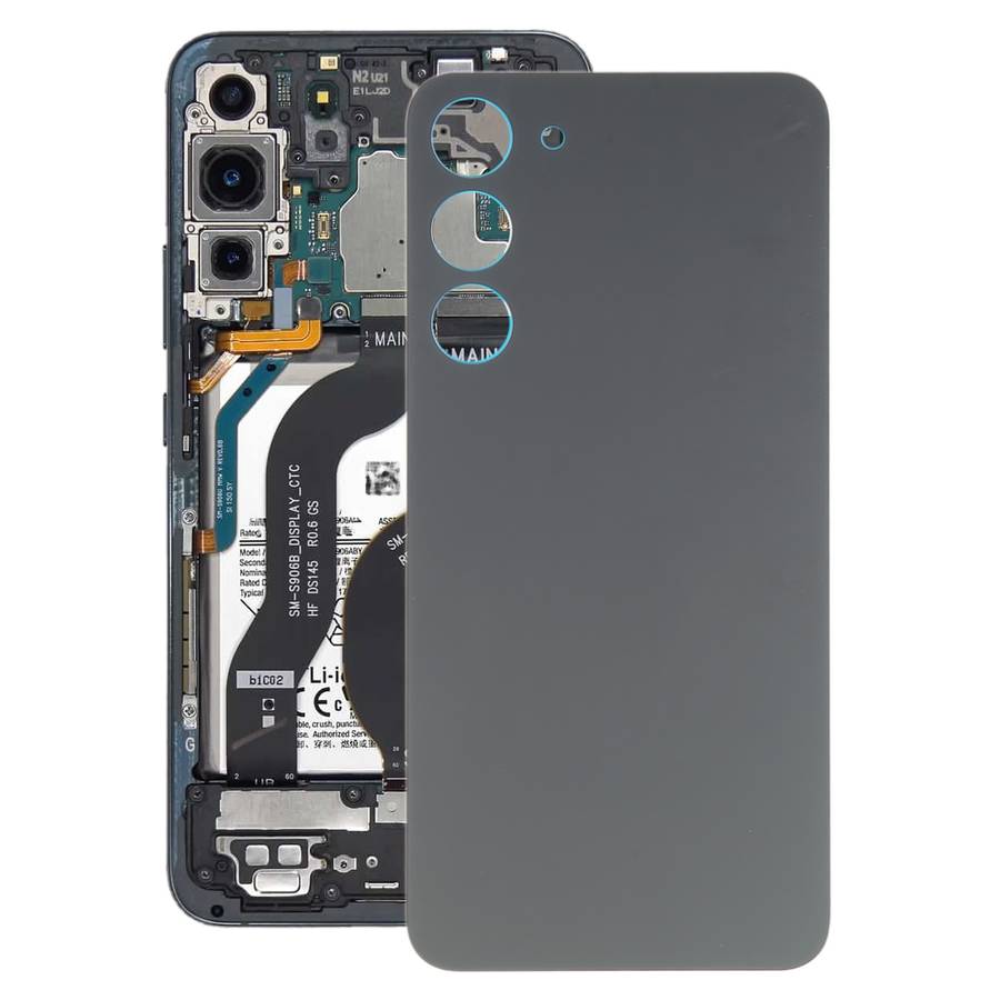 For Samsung Galaxy S23+ SM-S916B OEM Glass Battery Back Cover(Black)