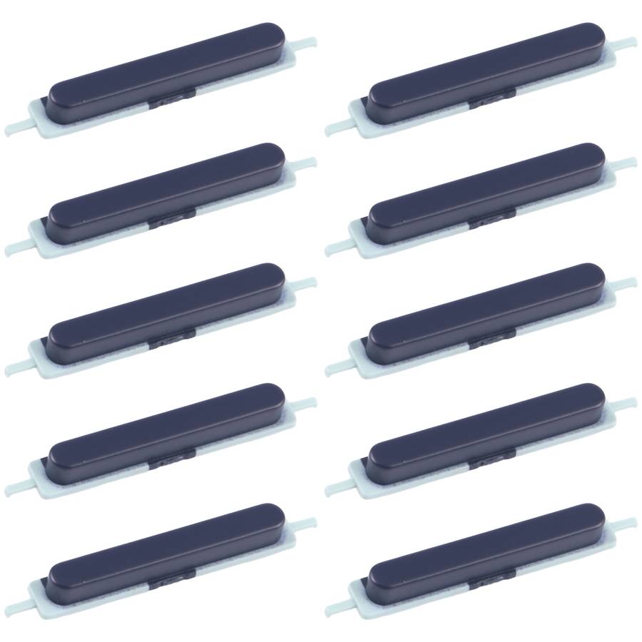 For Samsung Galaxy F15 5G SM-E156B 10pcs Original Power Button and Volume Control Button (Black)