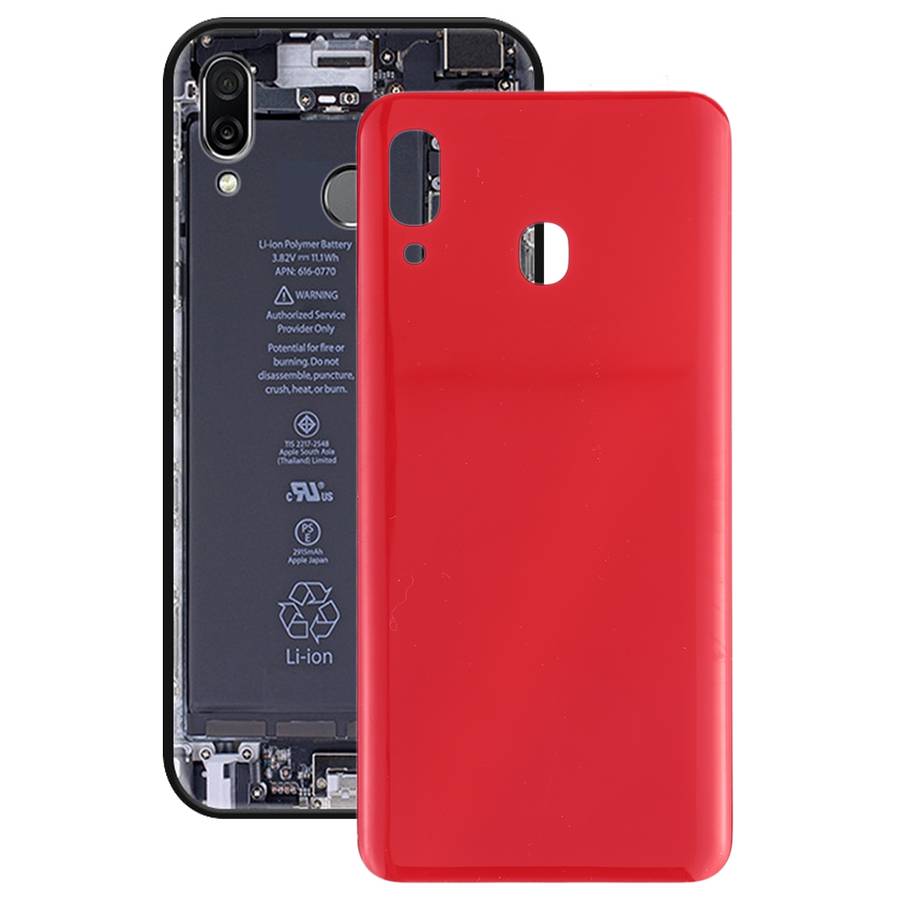 For Galaxy A30 SM-A305F/DS, A305FN/DS, A305G/DS, A305GN/DS Battery Back Cover (Black)