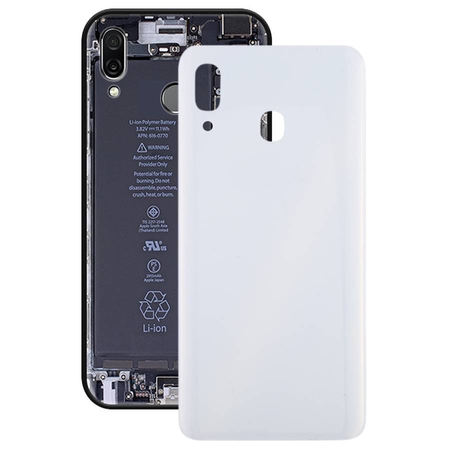 For Galaxy A30 SM-A305F/DS, A305FN/DS, A305G/DS, A305GN/DS Battery Back Cover (Black)