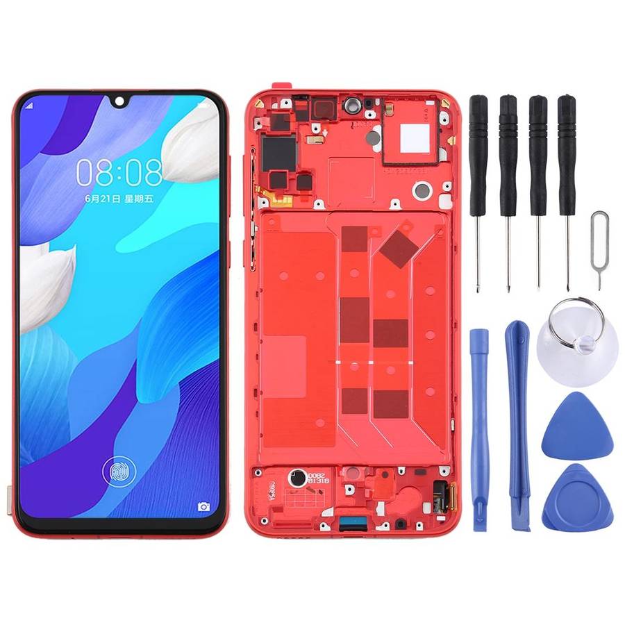Original OLED LCD Screen for Huawei Nova 5 Pro Digitizer Full Assembly with Frame(Black)