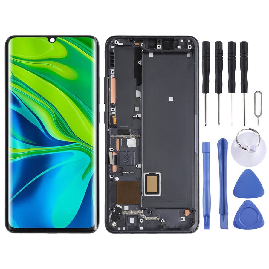 Original LCD Screen and Digitizer Full Assembly With Frame for Xiaomi Mi CC9 Pro / Mi Note 10 / Mi N