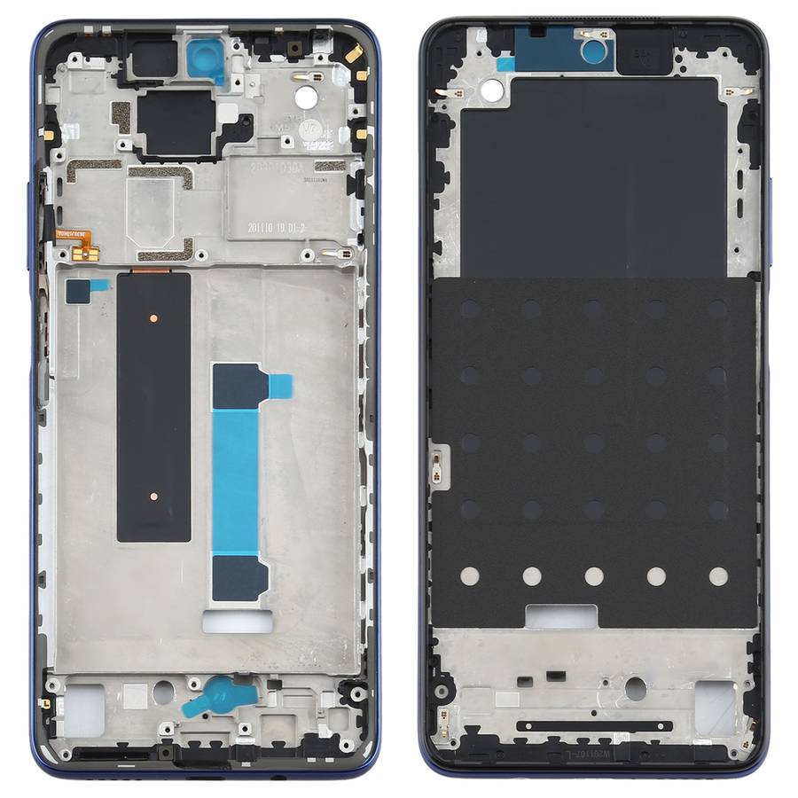 Original Front Housing LCD Frame Bezel Plate for Xiaomi Redmi Note 9 Pro 5G M2007J17C(Green Lake)