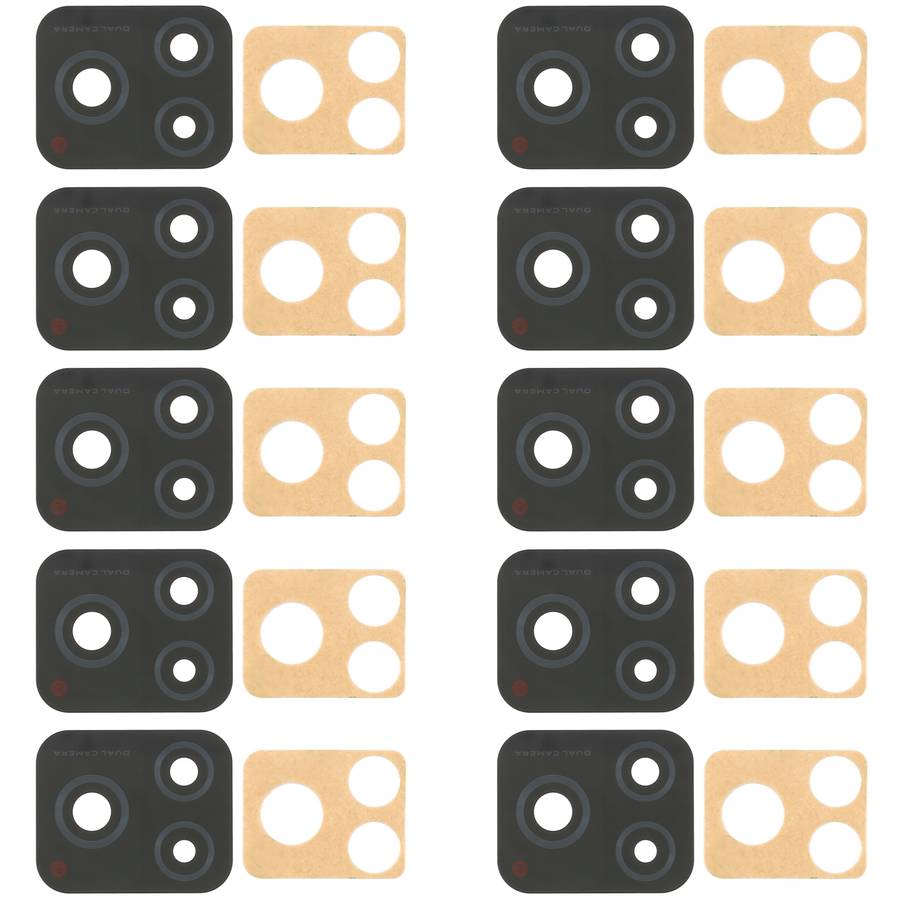 For Vivo Y31s 5G V2054A 10pcs Back Camera Lens
