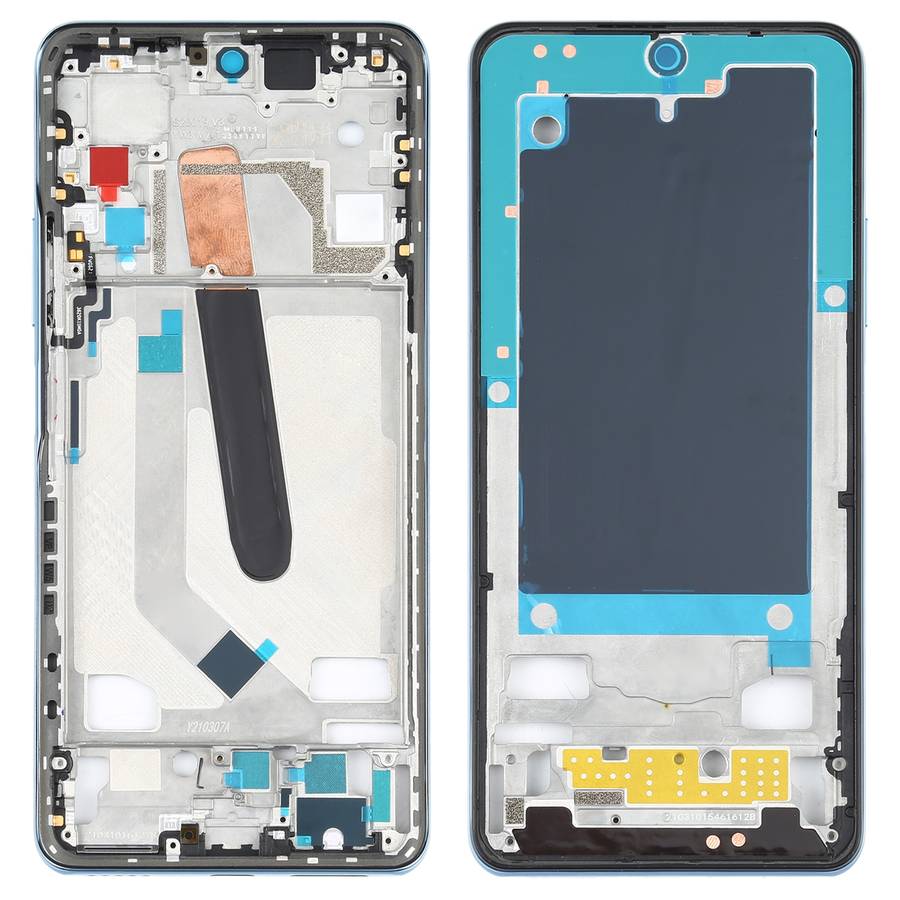 Original Front Housing LCD Frame Bezel Plate for Xiaomi Poco F3 M2012K11AG (Black)