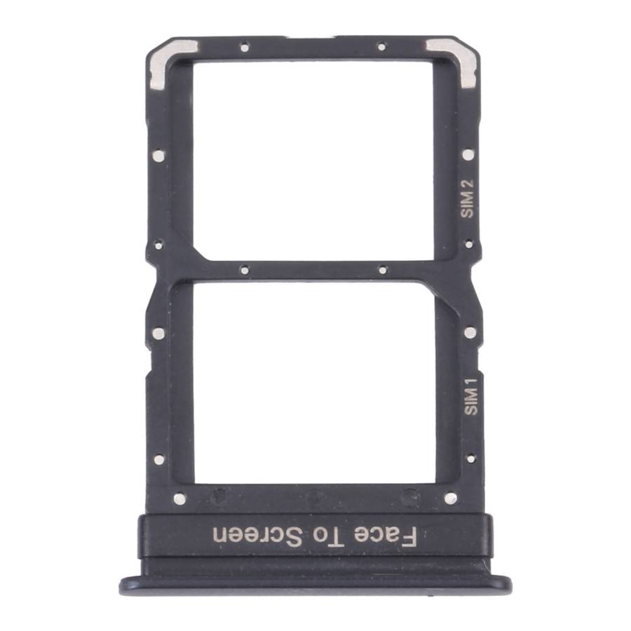 SIM Card Tray + SIM Card Tray for Xiaomi Redmi Note 10 Pro 5G / Poco X3 GT(Black)