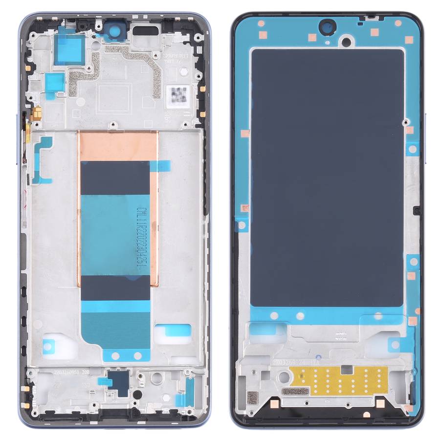 Front Housing LCD Frame Bezel Plate for Xiaomi Redmi K40S / Poco F4(Black)