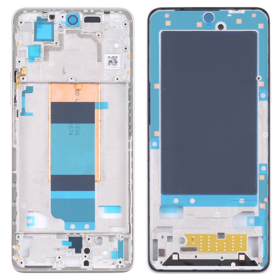 Front Housing LCD Frame Bezel Plate for Xiaomi Redmi K40S / Poco F4(Black)