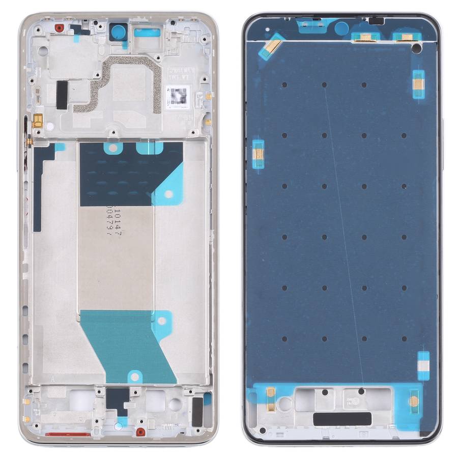 Front Housing LCD Frame Bezel Plate for Xiaomi Redmi K50 / Redmi K50 Pro(Black)