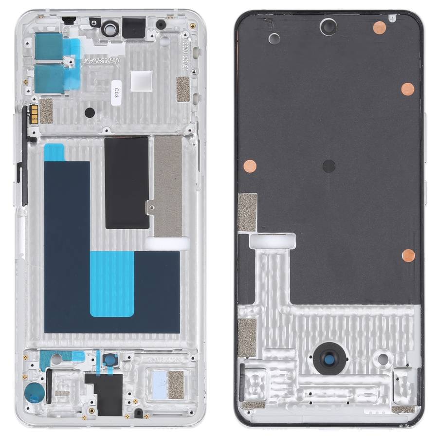 For ZTE Axon 30 Pro 5G A2022 Middle Frame Bezel Plate (Black)