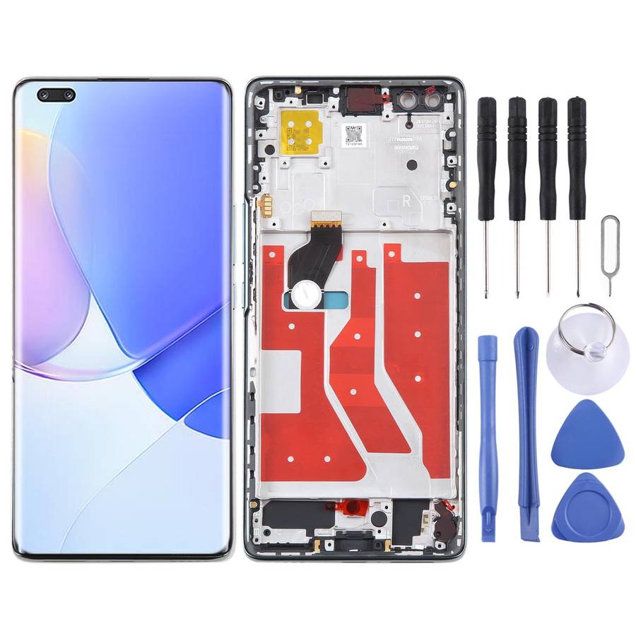 Original LCD Screen For Huawei nova 9 Pro Digitizer Full Assembly with Frame(Black)