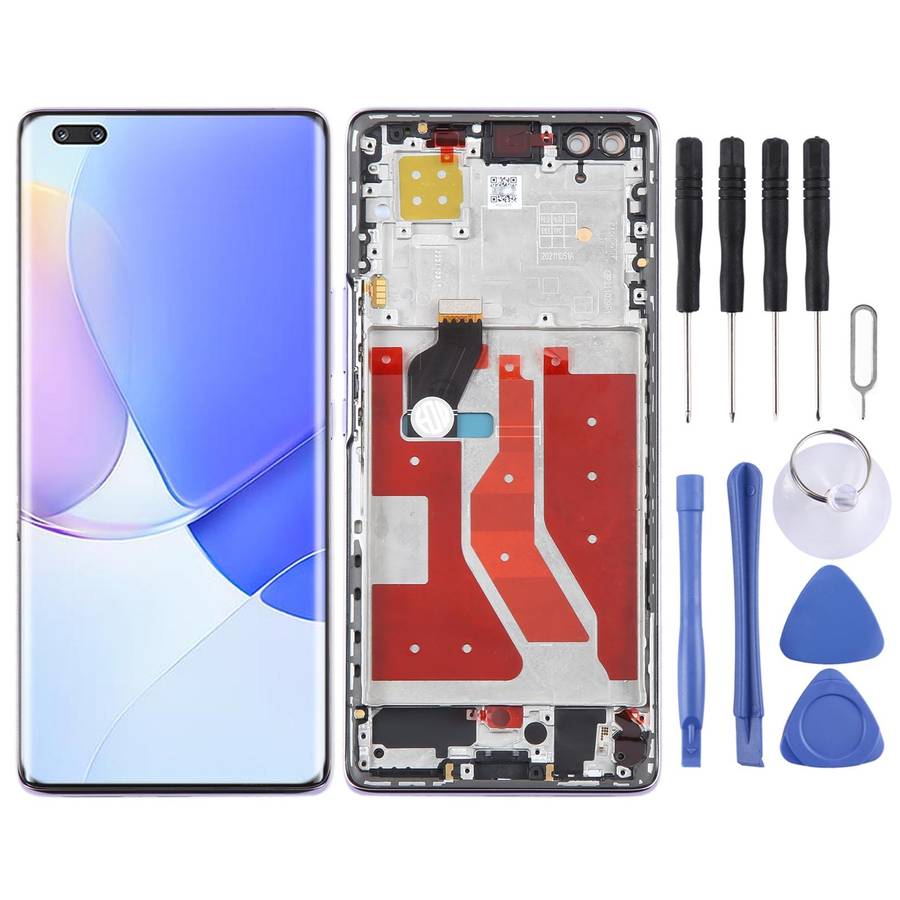 Original LCD Screen For Huawei nova 9 Pro Digitizer Full Assembly with Frame(Black)