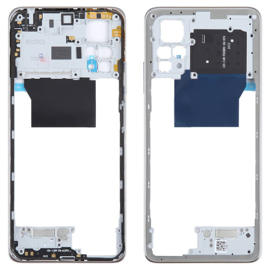 For Xiaomi Redmi Note 12 Pro 4G Original Middle Frame Bezel Plate (Black)