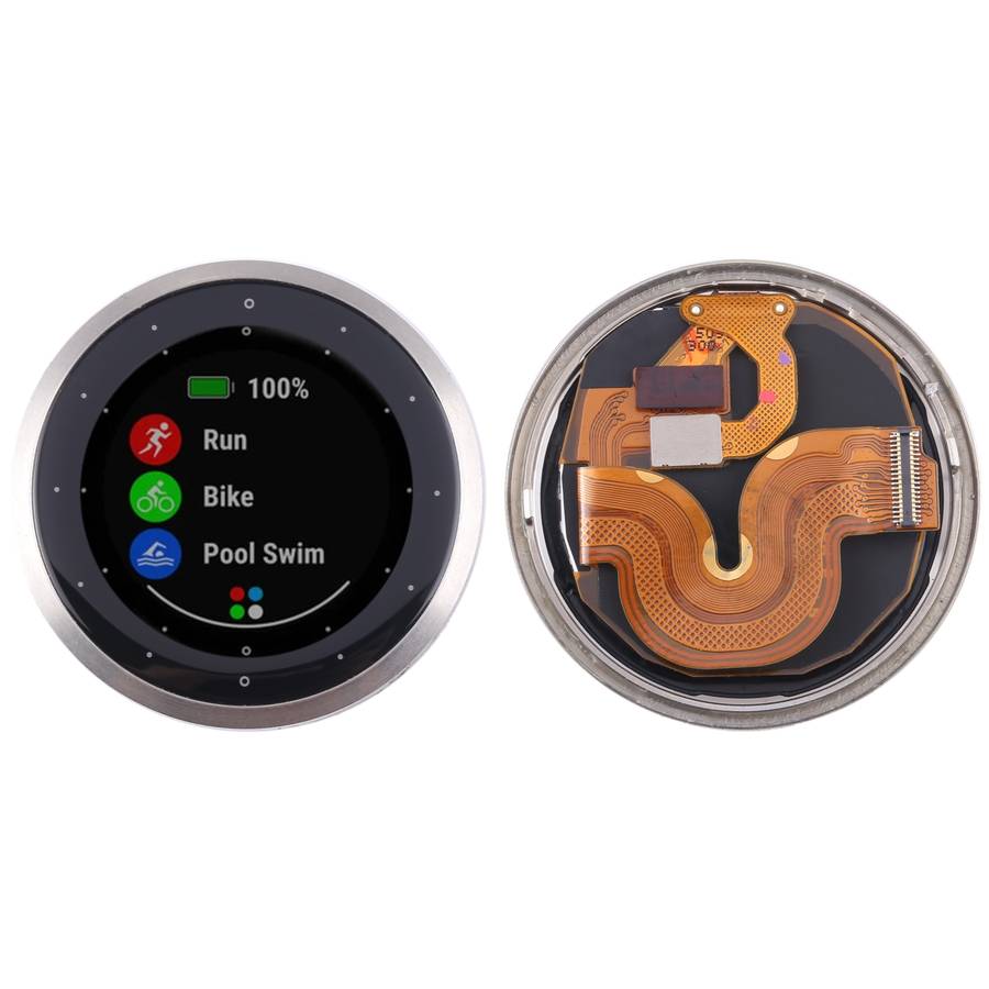 For Garmin Vivoactive 4S Original LCD Screen with Digitizer Full Assembly (Silver)