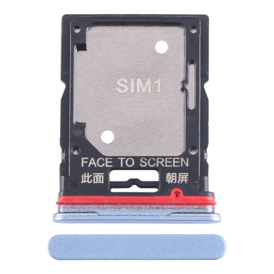 For Xiaomi Redmi K50i SIM Card Tray + SIM Card Tray / Micro SD Card Tray (Black)