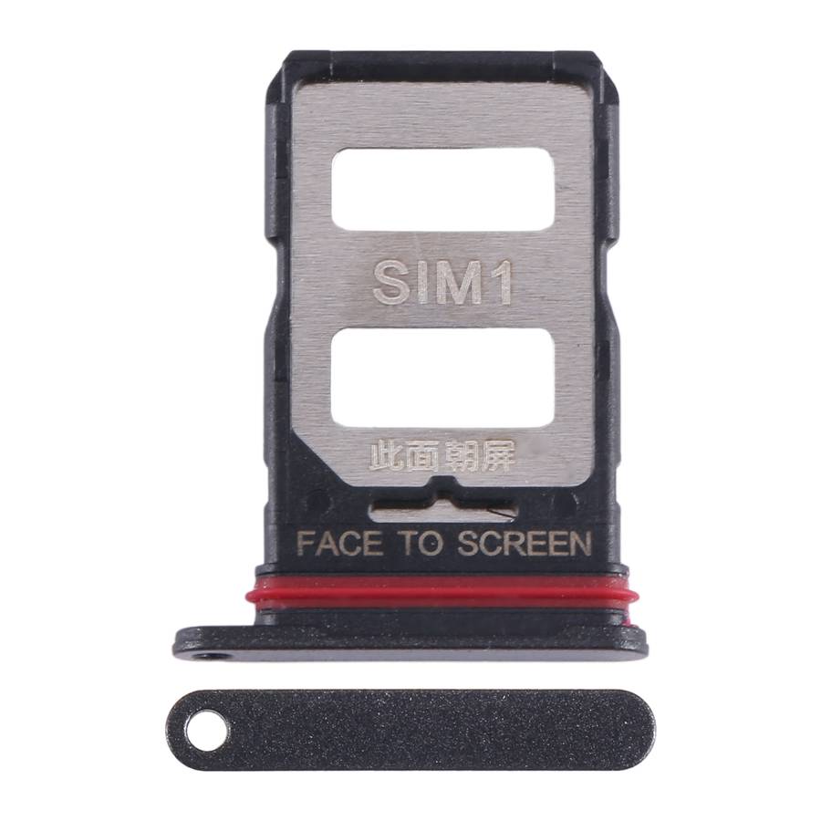 For Xiaomi Redmi K60 Ultra SIM Card Tray + SIM Card Tray (Black)