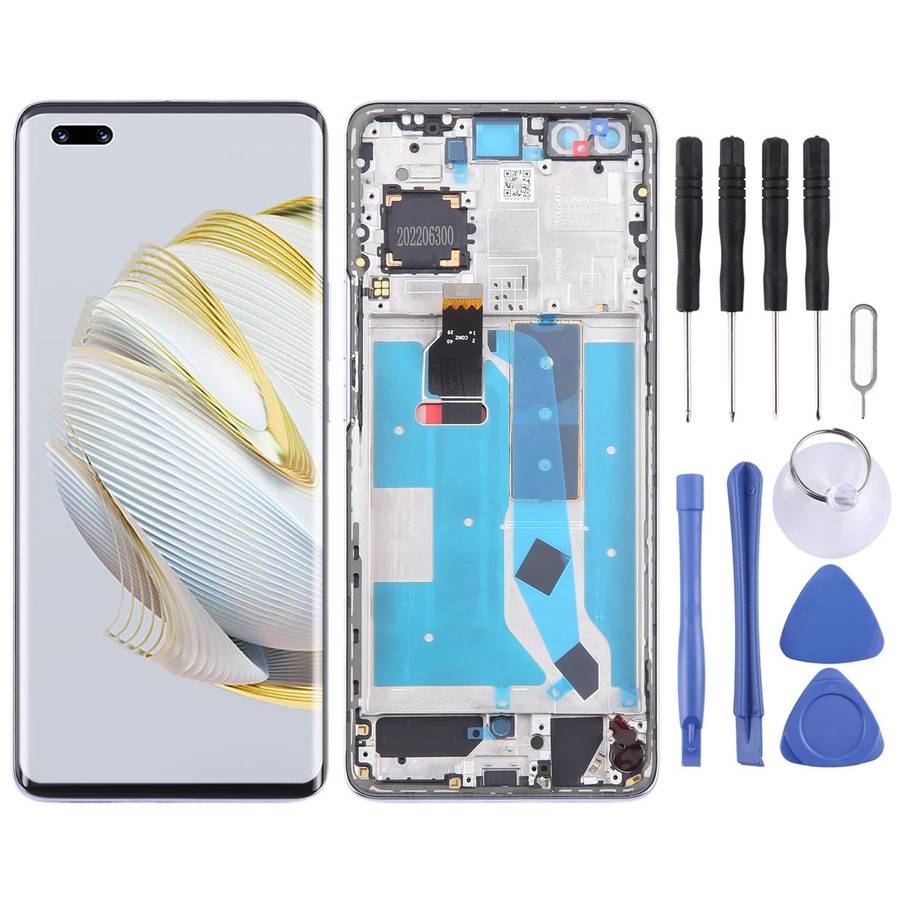 For Huawei Nova 10 Pro Original LCD Screen Digitizer Full Assembly with Frame (Black)