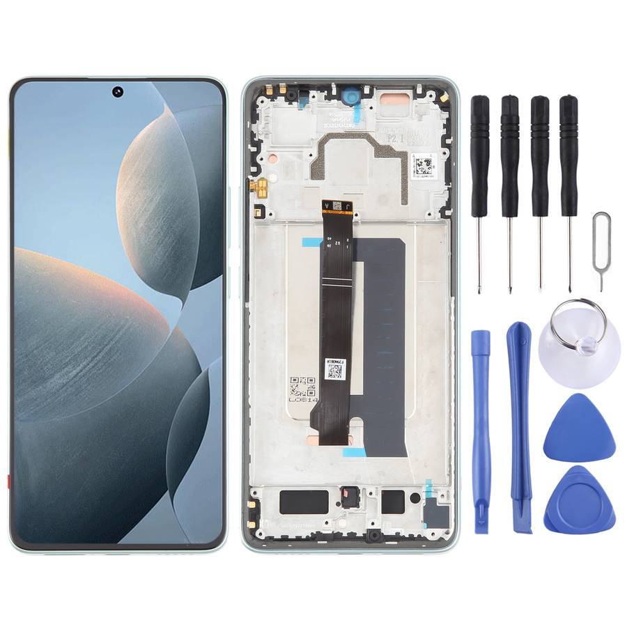 For Xiaomi Redmi K70E Original LCD Screen Digitizer Full Assembly with Frame (Black)