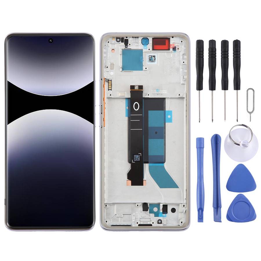 For Xiaomi Redmi Note 14 Pro 5G Original LCD Screen Digitizer Full Assembly with Frame (Black)