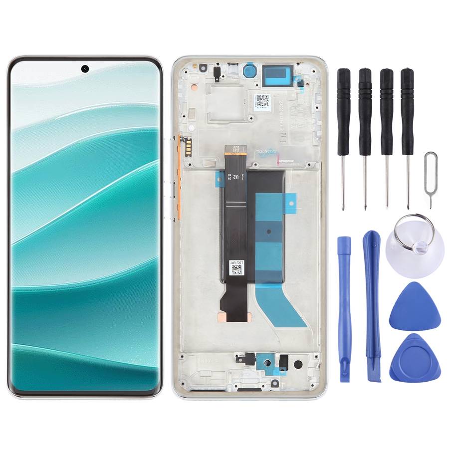For Xiaomi Redmi Note 14 Pro 5G Original LCD Screen Digitizer Full Assembly with Frame (Black)