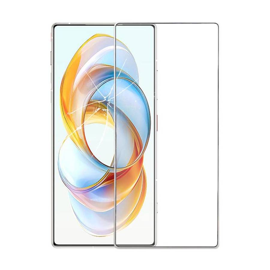 For ZTE Nubia RedMagic 10 Pro+ Front Screen Outer Glass Lens with OCA Optically Clear Adhesive (Blac