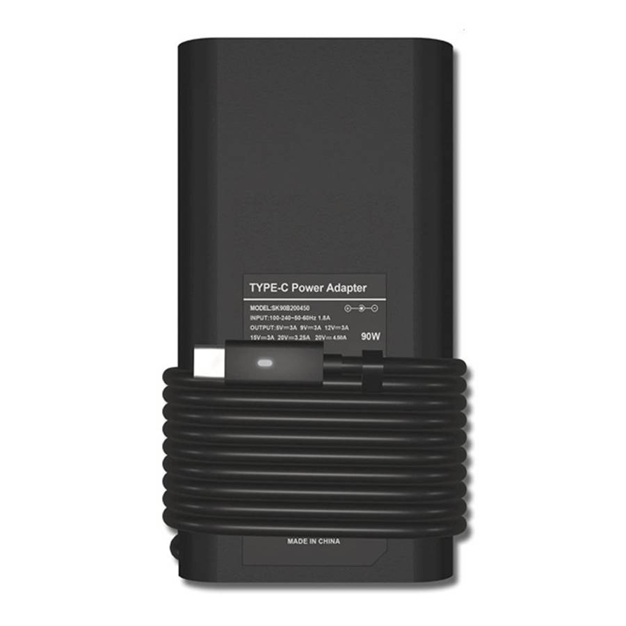 For Dell 7370 9250 9360 9365 9560 90W Charger TYPE-C USB Thunderbolt 3 Power Adapter(UK Plug)