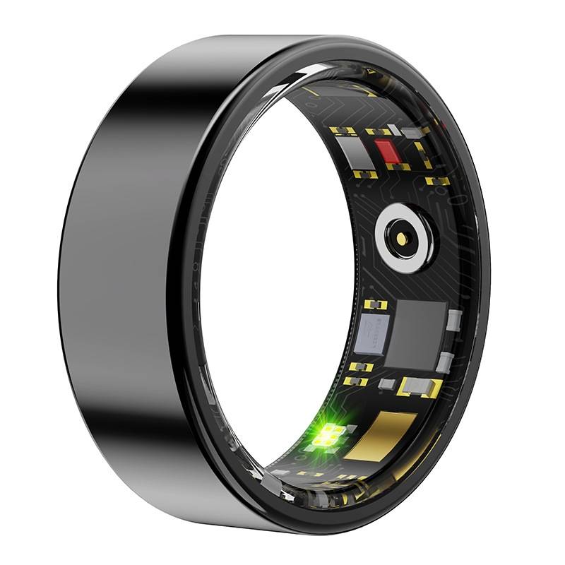 R11M SIZE 7 Smart Ring, Support Heart Rate / Blood Oxygen / Sleep / Multiple Sports Modes(Black